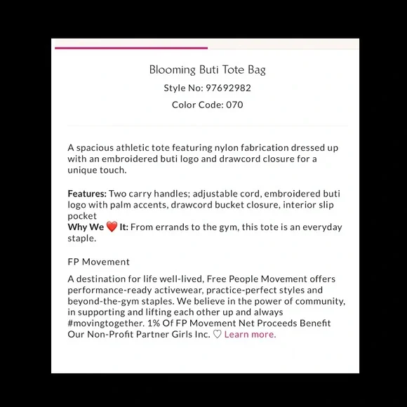 Free People Blooming Buti Bag. - Picture 7 of 8